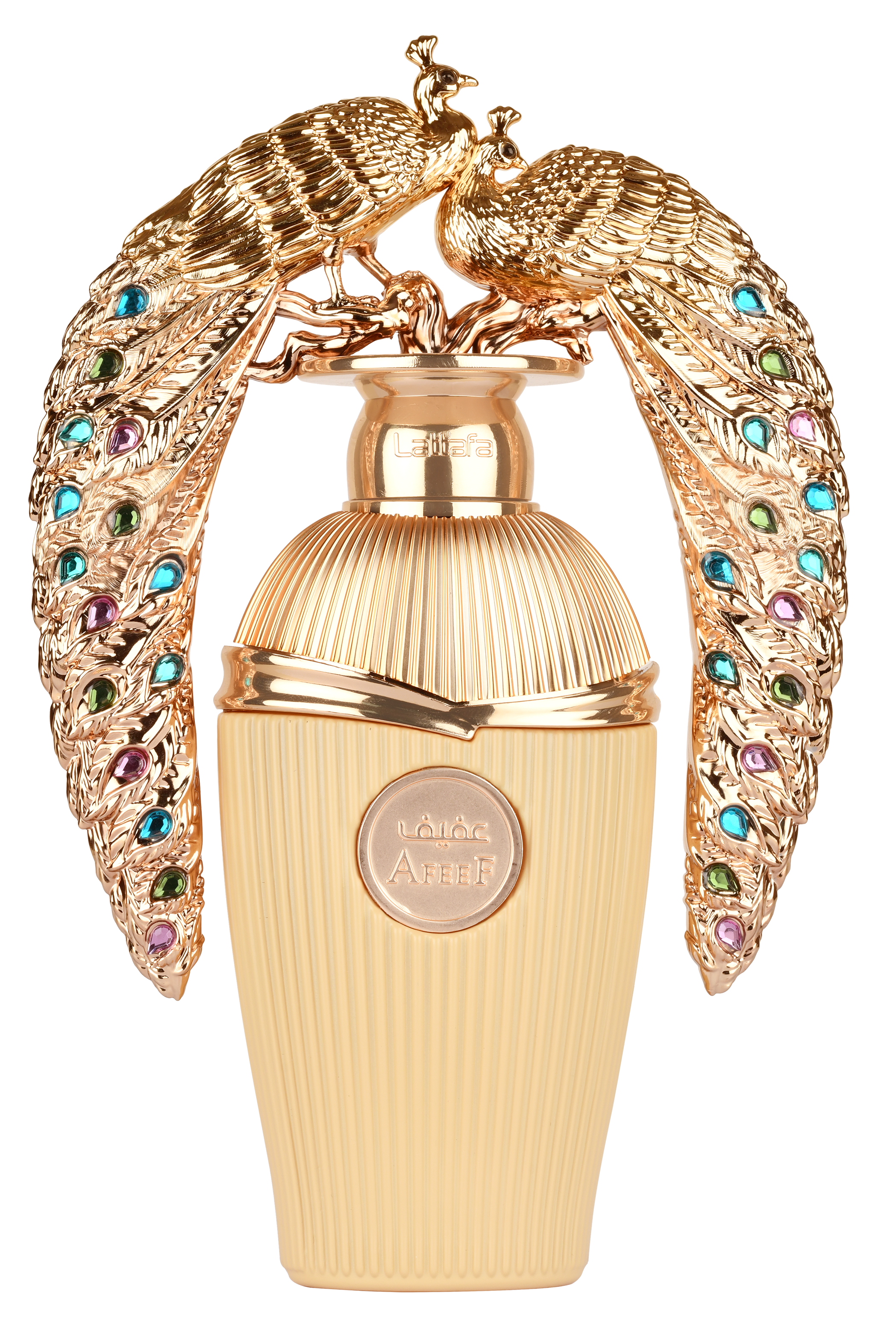 Frasco do perfume Afeef, da Lattafa